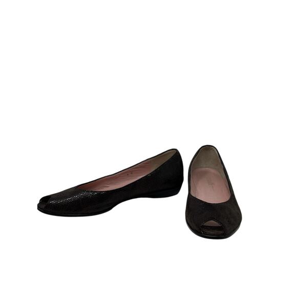 Amalfi brown waffled suede peep toes shoes size 8 - Picture 10 of 15